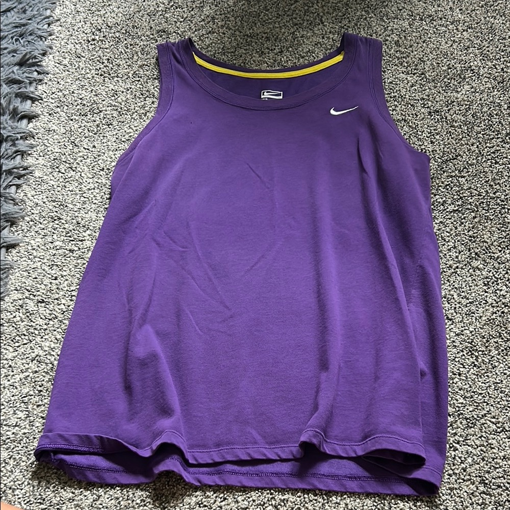 Nike Purple Sleeveless Top